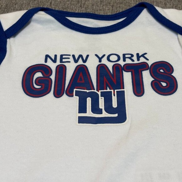 NFL New York Giants Infant 3pk Bodysuit, 3/6 Months - Picture 2 of 6